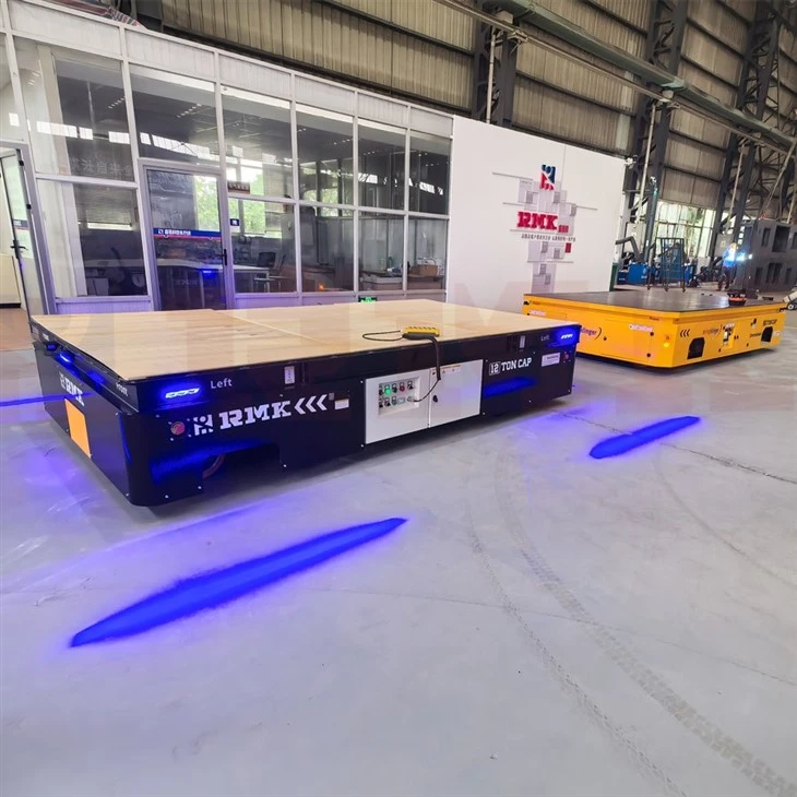 12 Ton Battery Trackless Transfer Cart factory