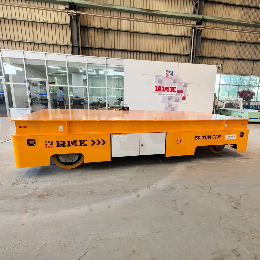 50 Ton Dual Hydraulic Steering Trackless Transfer Cart suppliers